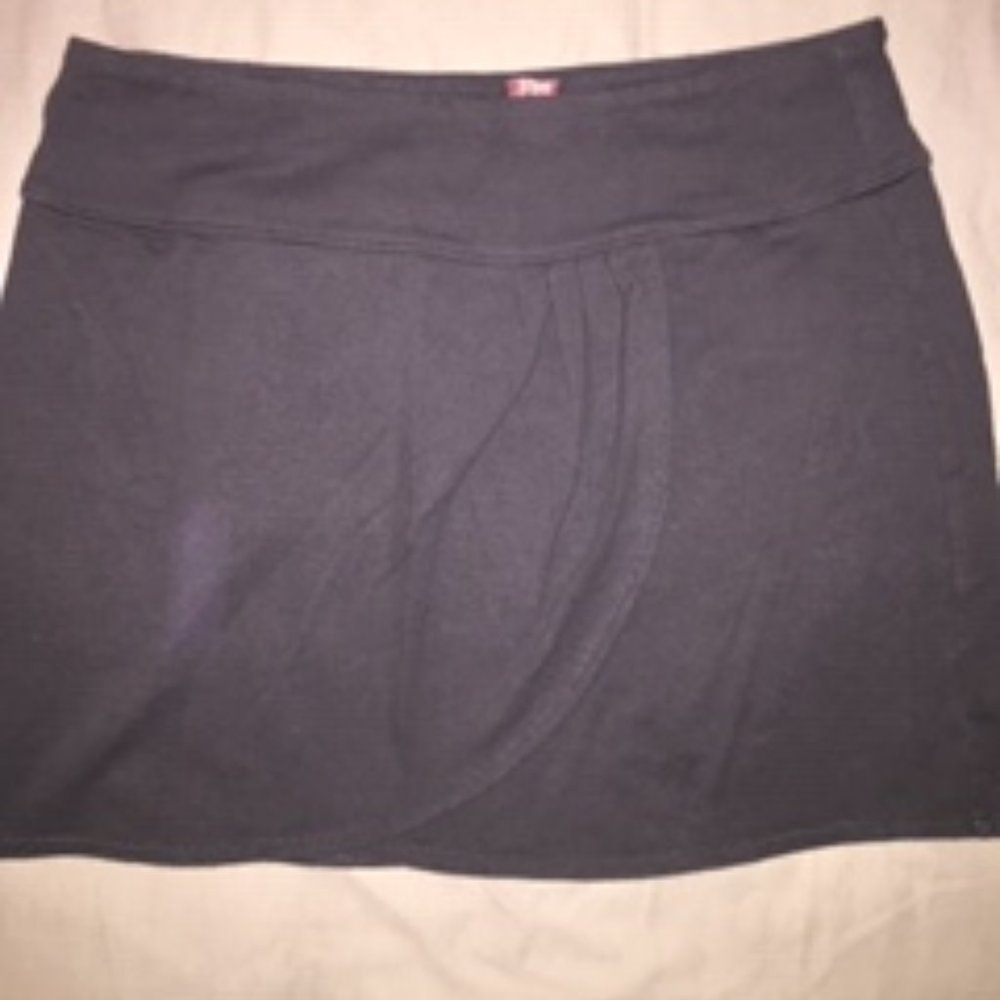 Free People Gray Faux Wrap Mini Skirt- M